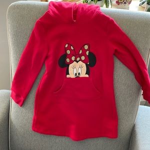 Hooded sweatshirt dress